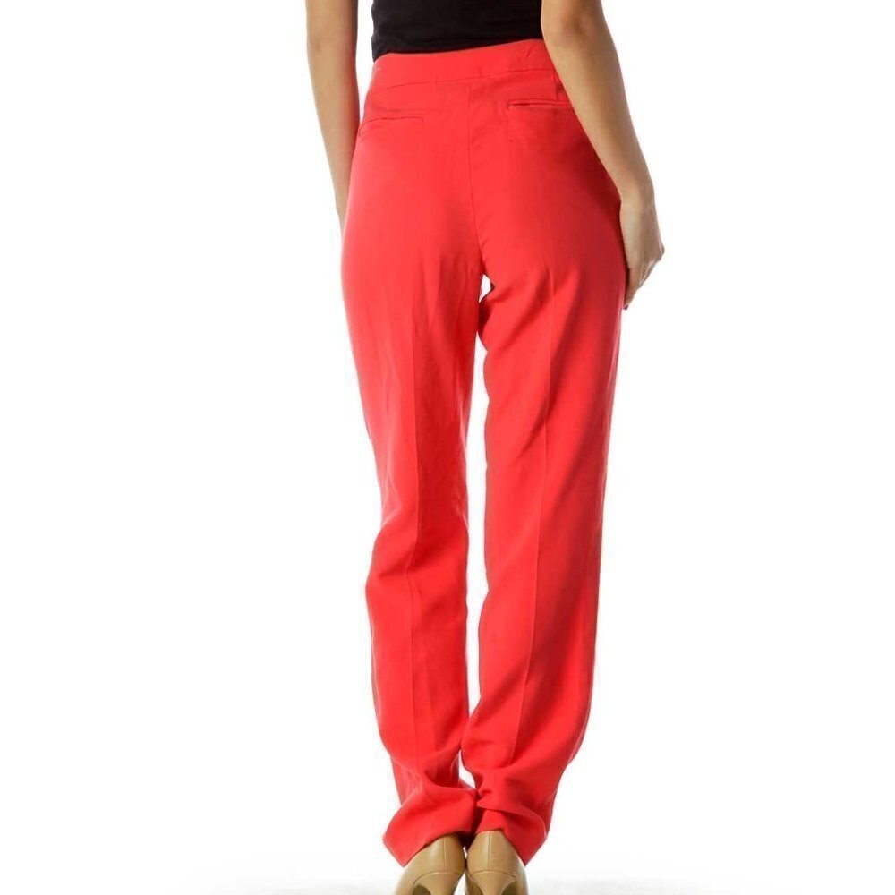 LOFT Coral Pink Tapered Pants - Picture 3 of 3